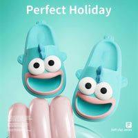 Ugly Fish Slippers For Women To Wear In Summer, Soft-Soled Anti-Slip Indoor Couple Slippers For Home Use