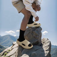 Men's Sports Summer Outerwear 2025 Beach Outdoor Anti-Slip Thick-Soled Slip-On Slippers