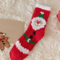 Fuzzy Merry Socks