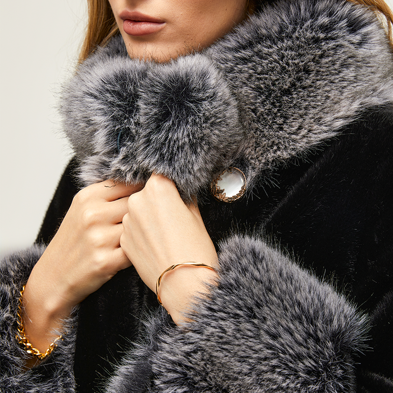 Women's Fuzzy Fleece Winter Coat