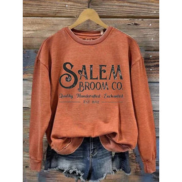 Women's Salem Broom Co Quality Handcrafted 1692 Sweatshirt