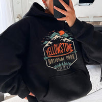 YELLOWSTONE NATIONAL PARK Casual Hoodie