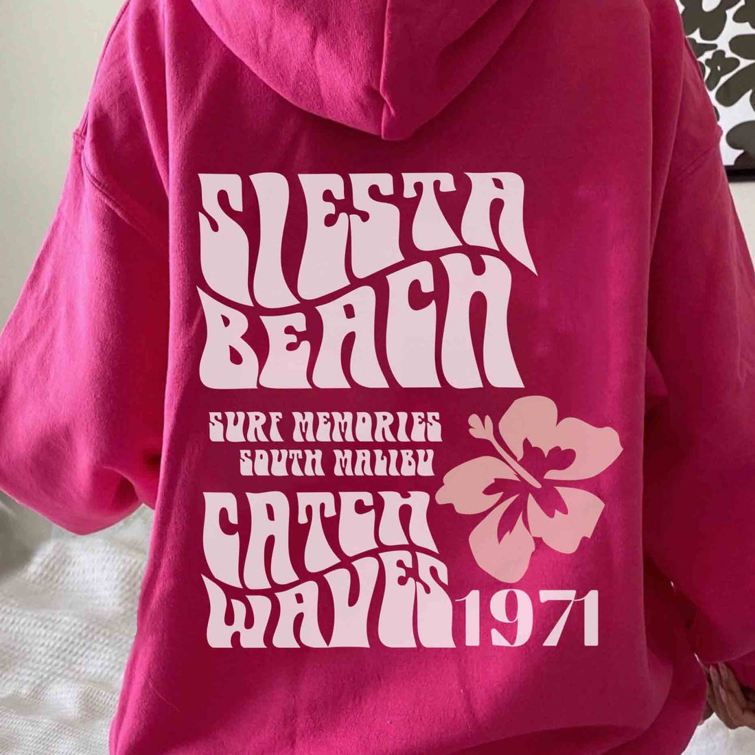 Siesta Beach Surf Memories South Malibu Catch Waves 1971 Print Women&