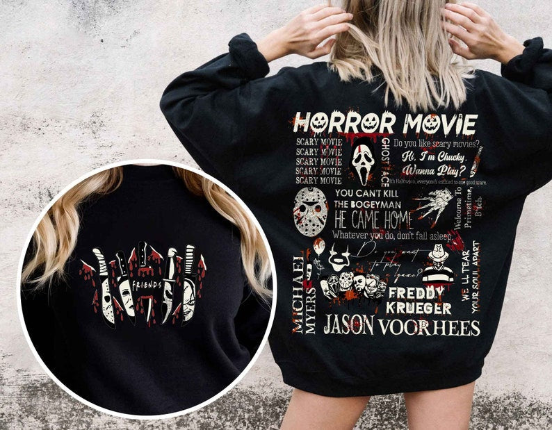 Retro 90s Horror Movie Sweatshirt