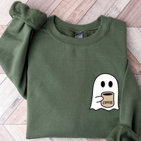 Cute Spooky Coffee Sweatshirt