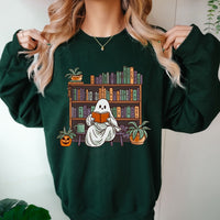Pumpkin Witch Bookworm Sweatshirt