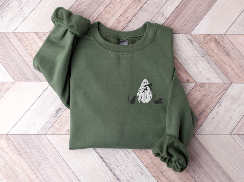 Ghost Cat Sweatshirt