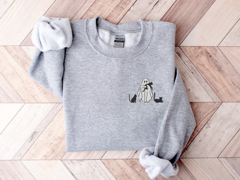 Ghost Cat Sweatshirt