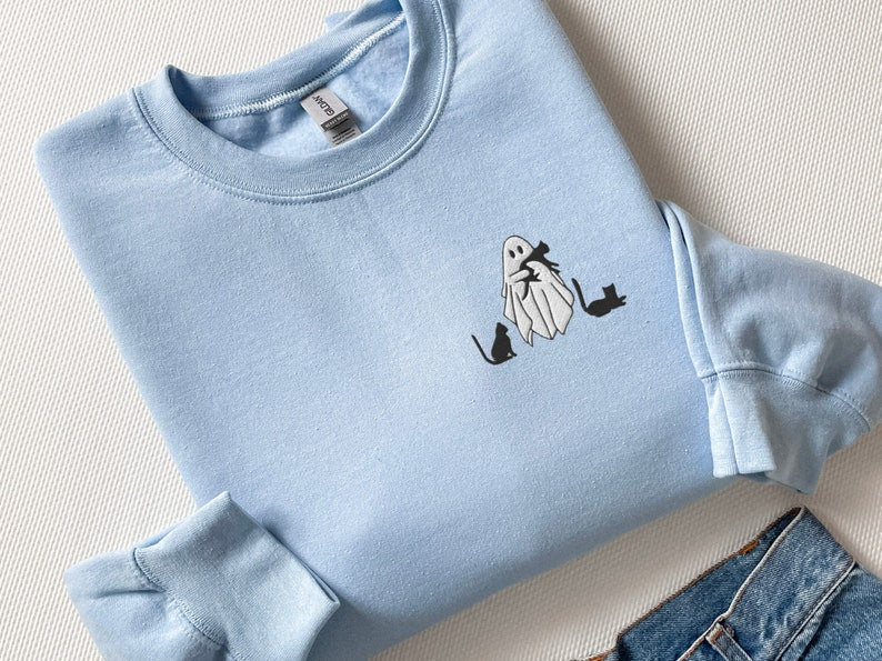 Ghost Cat Sweatshirt