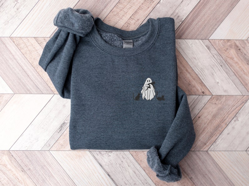 Ghost Cat Sweatshirt