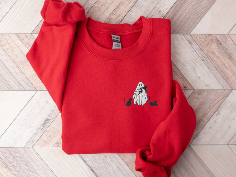 Ghost Cat Sweatshirt