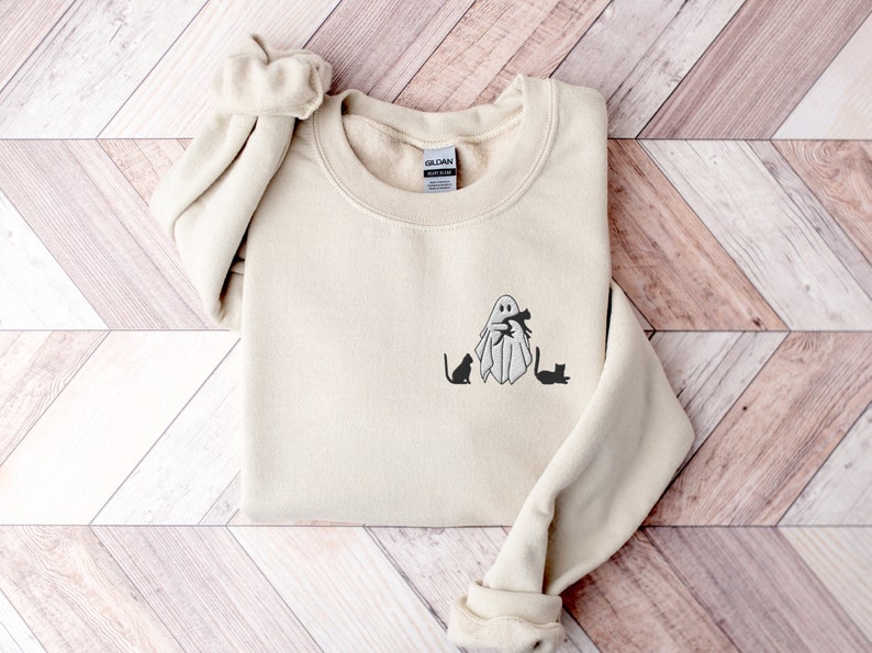 Ghost Cat Sweatshirt