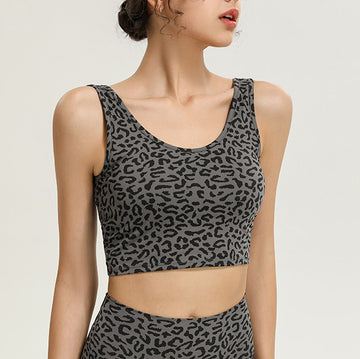 Leopard-print Sports bra