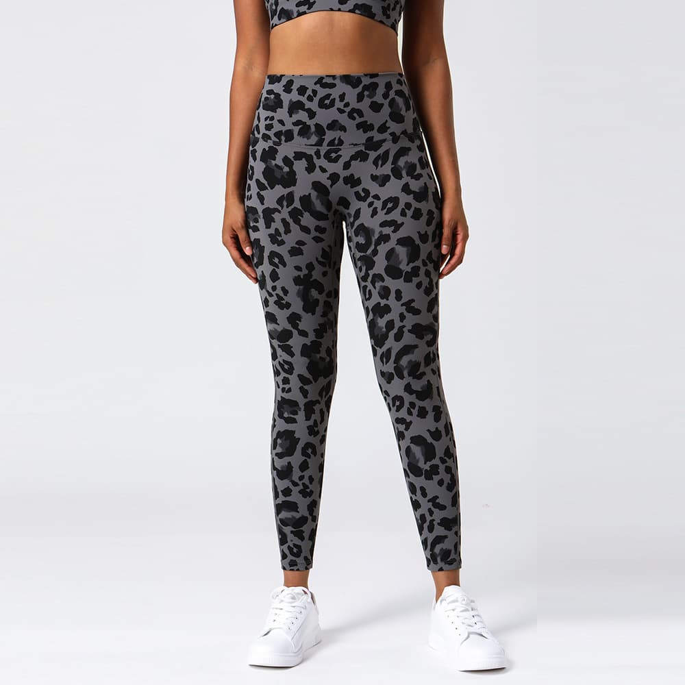 Leopard Print Yoga Sports Pants
