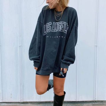 Vintage Basic Long Sleeve Sweatshirt