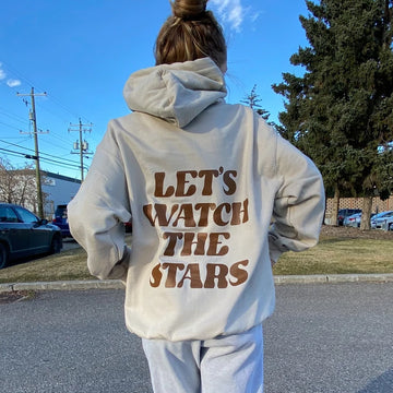 LETS WATCH THE STARS Oversized Hoodie