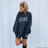 Vintage Basic Long Sleeve Sweatshirt