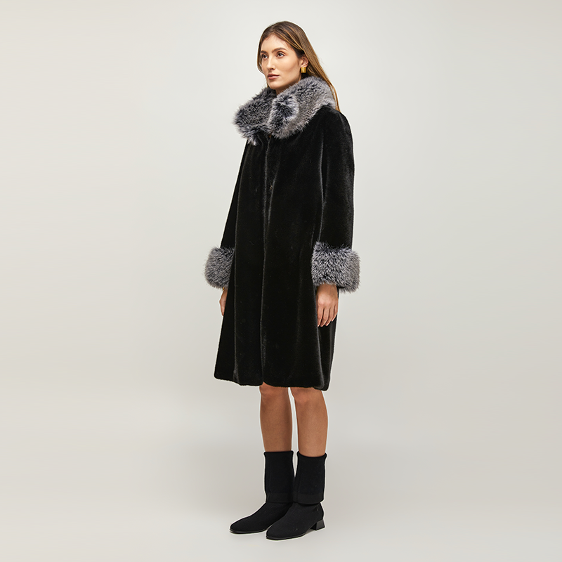 Women's Fuzzy Fleece Winter Coat