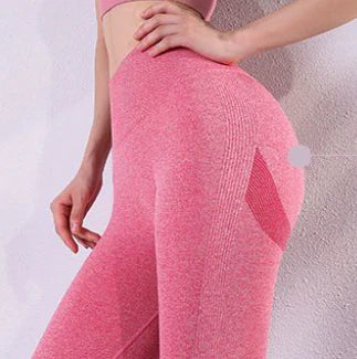 High-waisted yoga pants
